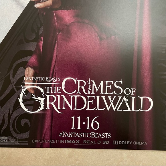 "Fantastic Beasts: The Crimes of Grindelwald" Leta Lestrange AT&T Movie Poster - Picture 4 of 6